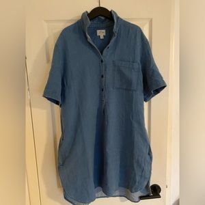 J.Crew Chambray Shirt Dress